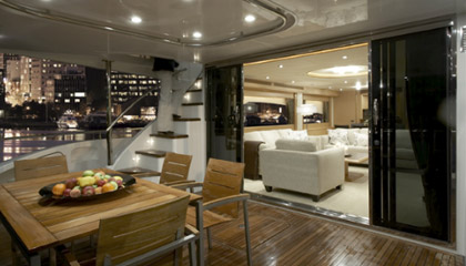 Aft deck