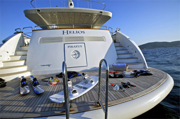 Aft deck