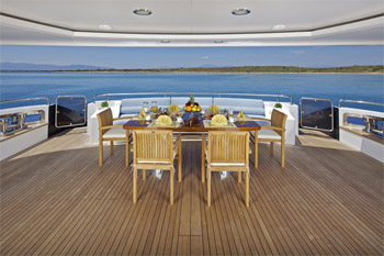 Aft deck